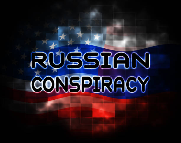 istock Russian Conspiracy Scheme Design. Politicians Conspiring With Foreign Governments 3d Illustration 1176323102