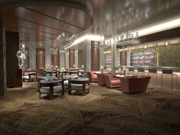 istock 3d render of luxury hotel reception hall 1176323412