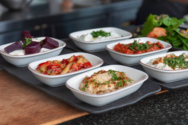 istock Traditional Turkish and Greek dinner meze table 1176324627