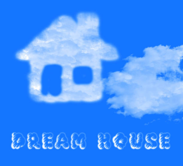 istock Dreamhouse Cloud Means Finding Your Dream House Or Apartment - 3d Illustration 1176328877