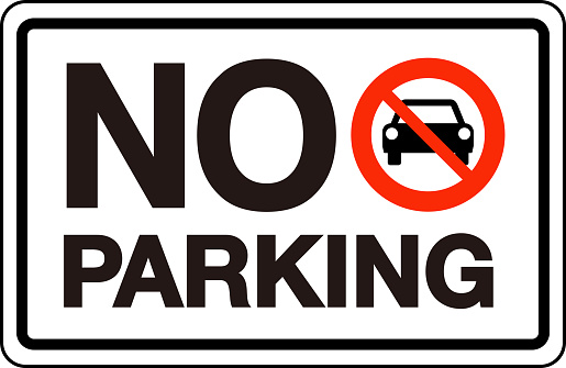 Pictogram of Prohibition for Parking