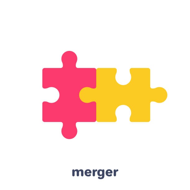 합병 - business strategy partnership togetherness assistance stock illustrations