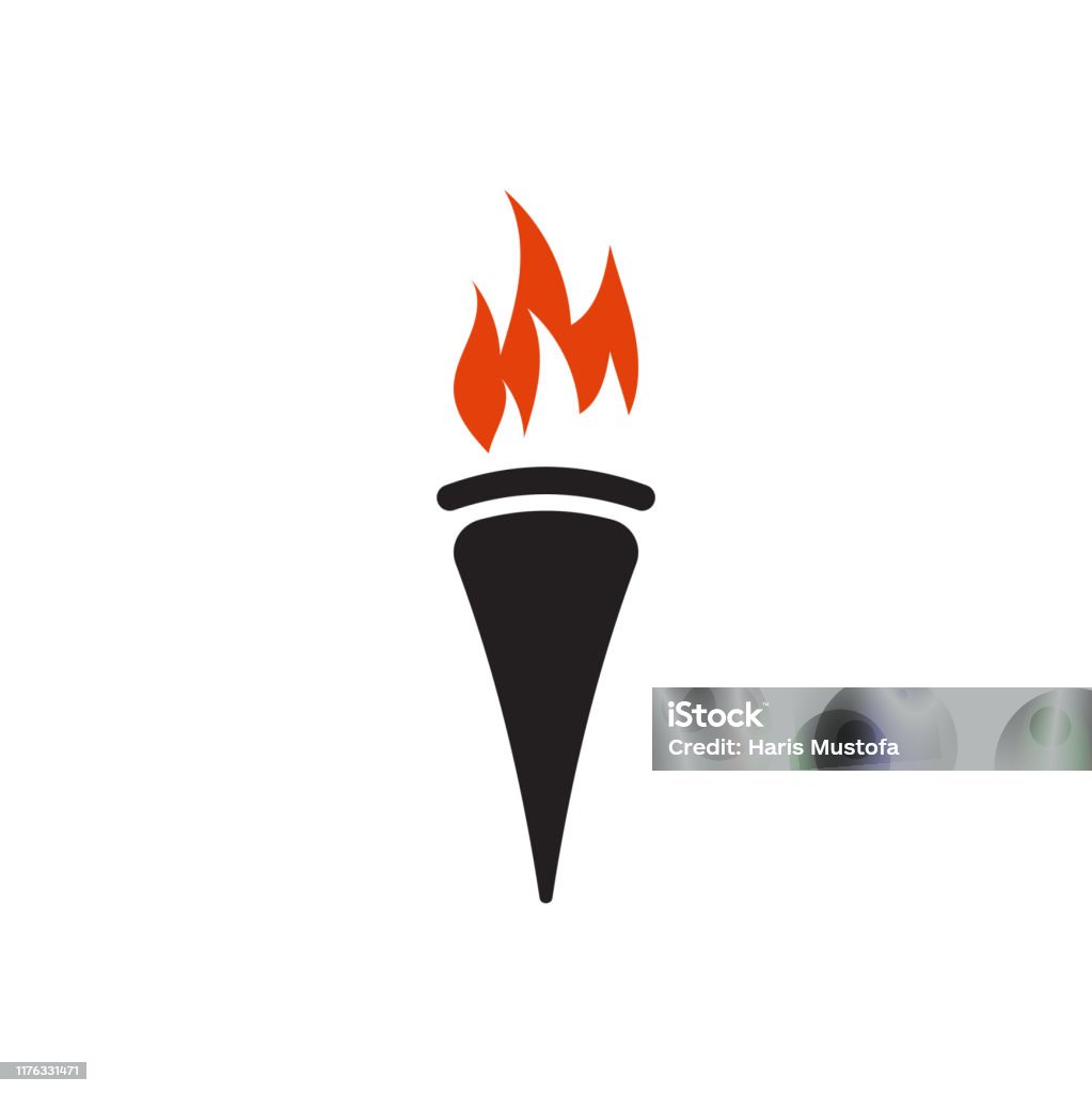 Torsch Vector Torch Graphic Design Template Vector Isolated Illustration Stock ...