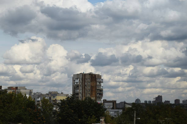 istock Cloud City On Light Background. Nature Background. Urban Landscape. 1176332505