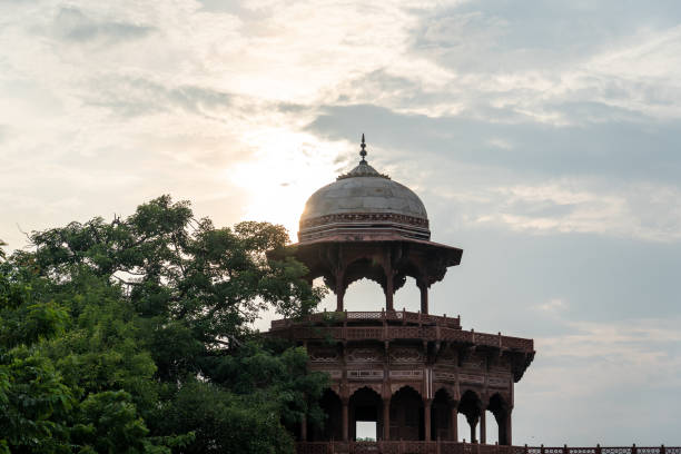 istock Mosque at Taj Mahal Sunset 1176333412
