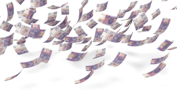 istock A bunch of zloty bills falling from the sky 1176336310