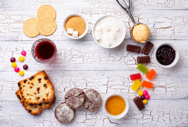 istock Unhealthy products high in sugar 1176338326