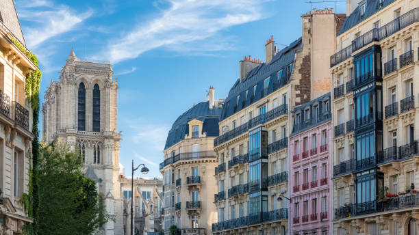 istock Paris, charming street and buildings 1176341132