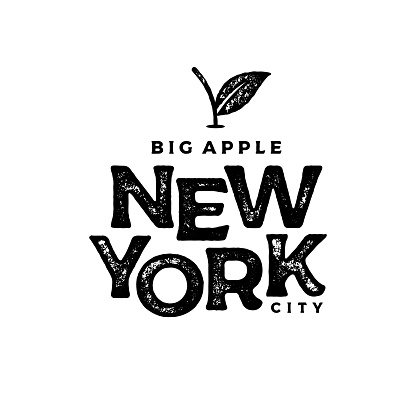 New York city typography design. For apparel, t-shirt, print, home decor elements, greeting card, poster. Vector illustration
