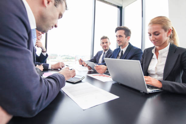 istock Business people at meeting 1176352778