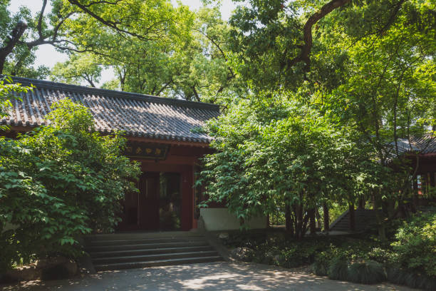 istock Chinese architecture on Wu Hill (Wushan) in Hanghzou, China 1176355098
