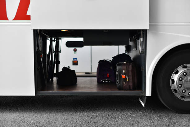 istock luggage rack of big bus 1176356613