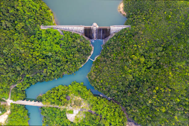 istock Aerial view of Reservoir Landscape 1176358364