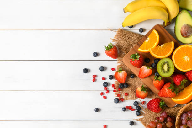 istock Mixed fresh fruit salad with strawberry and blueberry 1176362354