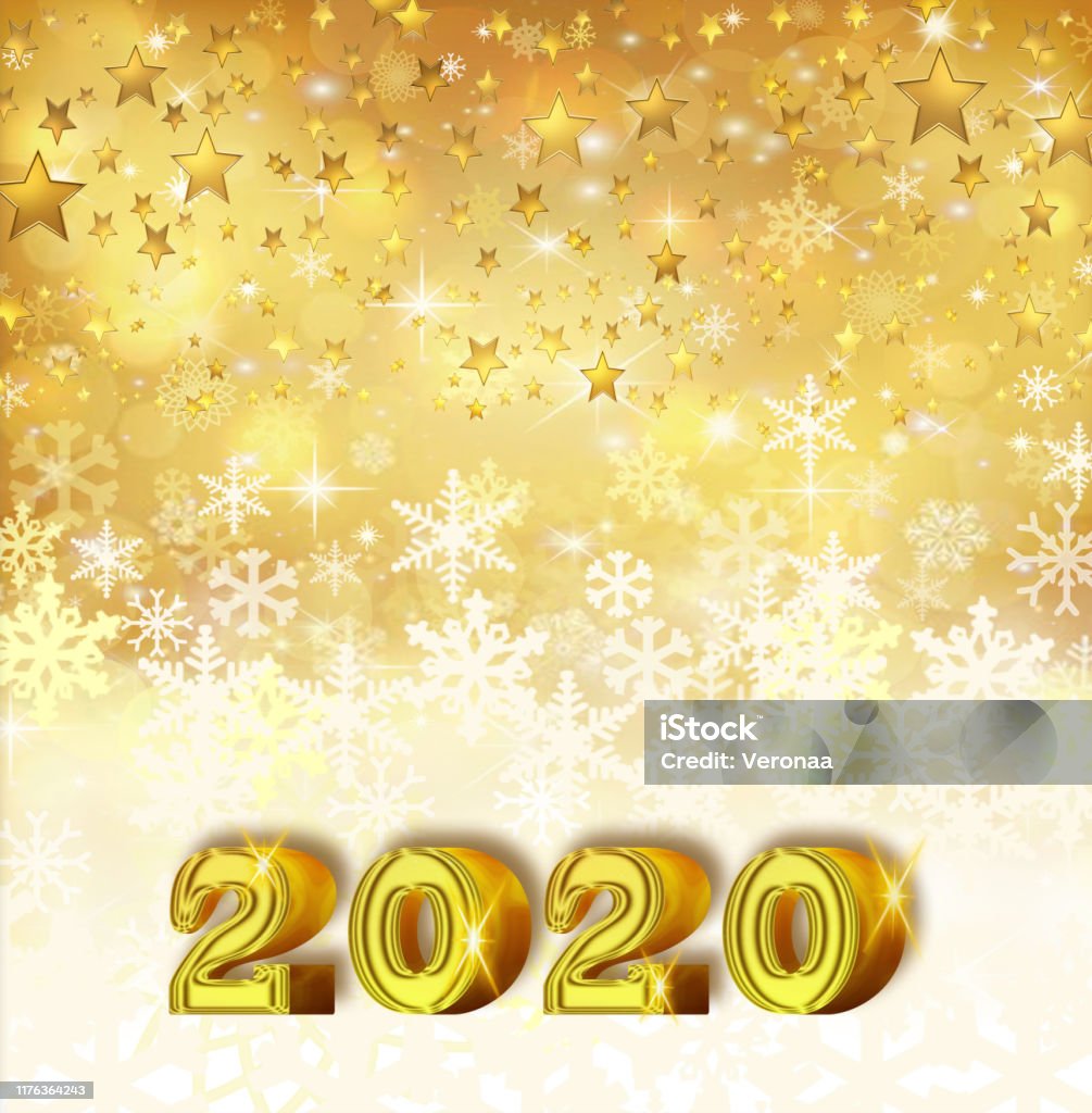 Happy New Year 2020 Stock Illustration - Download Image Now - New ...