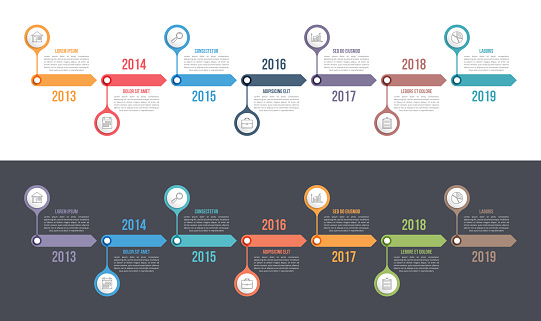 Timeline Inmages Timeline Infographics Stock Illustration - Download Image Now ...