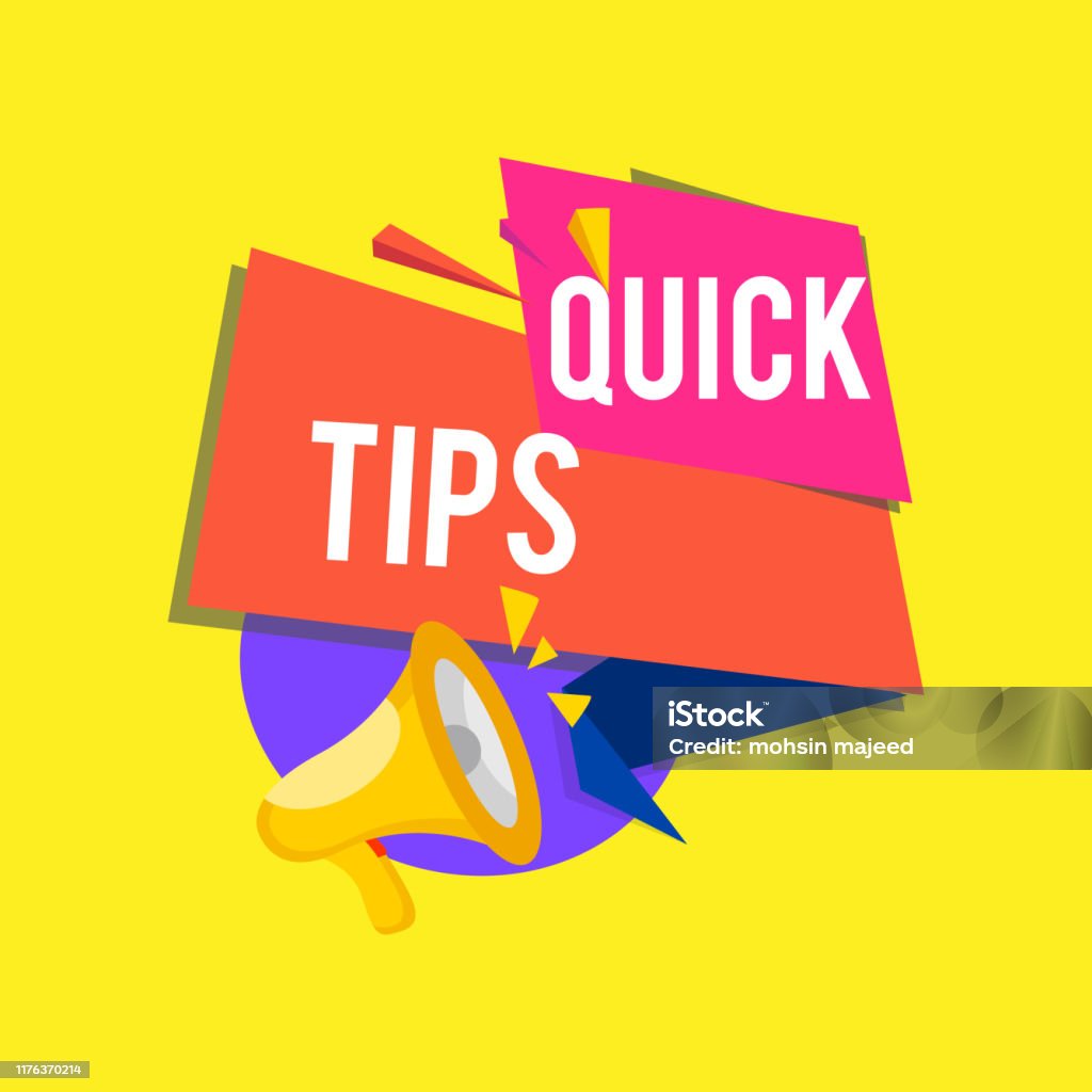 Tips Modern Quick Tips Modern Helpful Tips Vector Illustration Stock Illustration ...