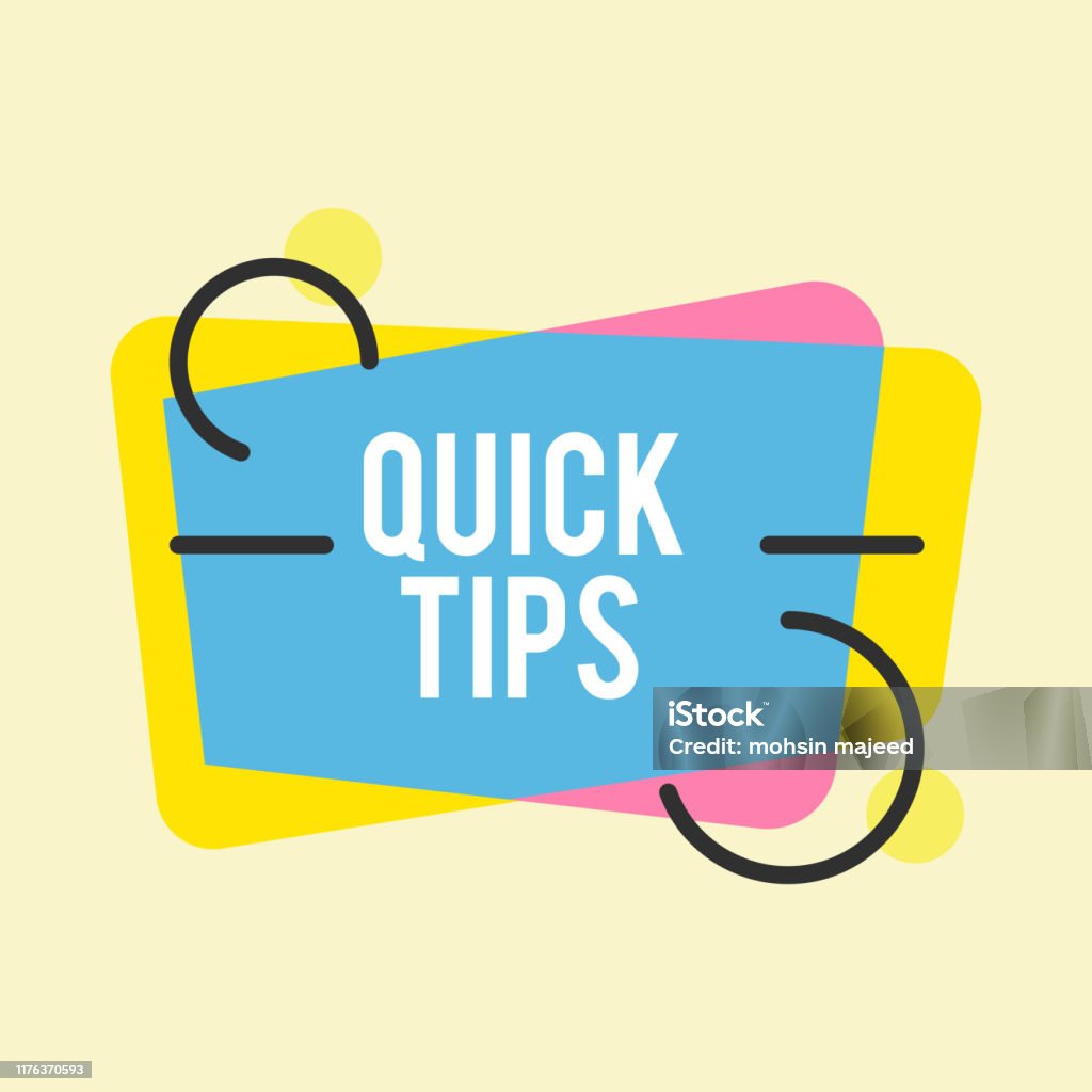 Tips Modern Quick Tips Modern Helpful Tips Vector Illustration Stock Illustration ...