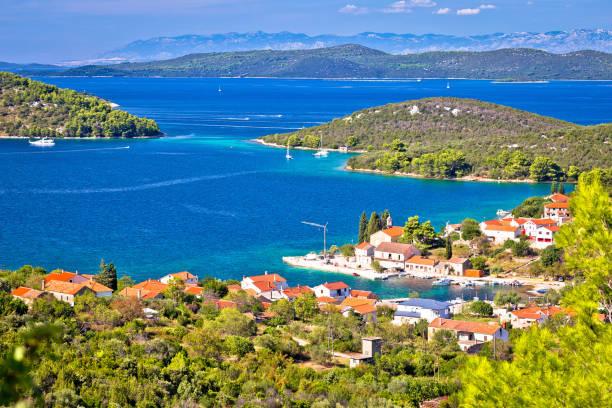 istock Zman on Dugi Otok island bay and landscape view 1176371052