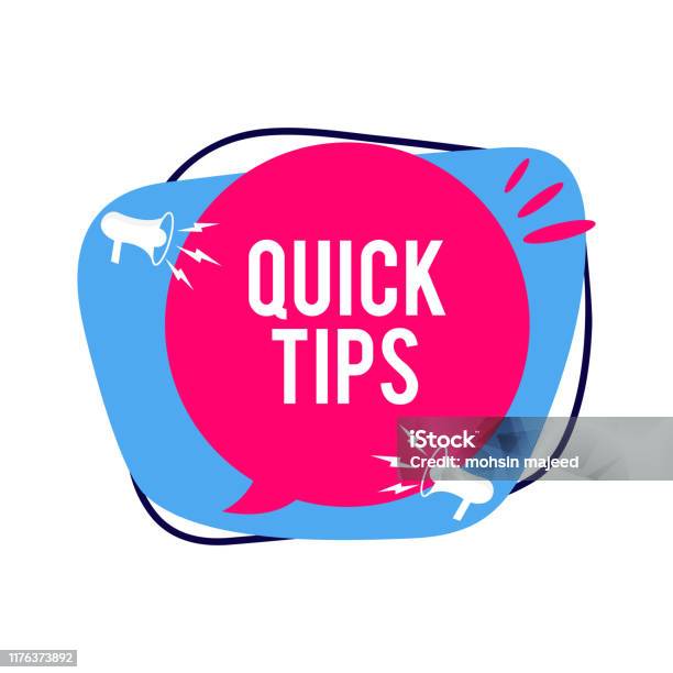 Quick Tips Modern Helpful Tips Vector Illustration Stock Illustration ...