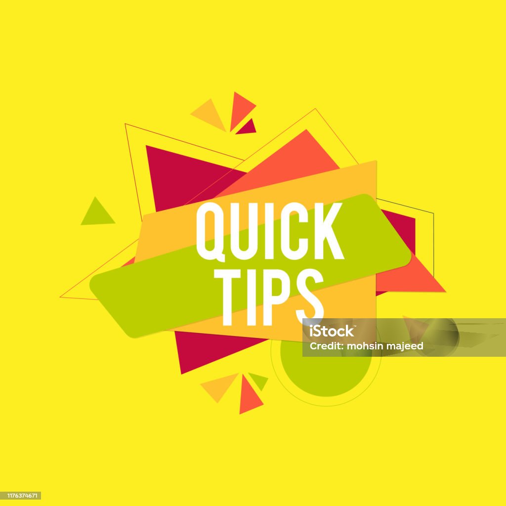 Tips Modern Quick Tips Modern Helpful Tips Vector Illustration Stock Illustration ...