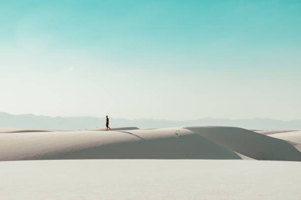 istock Exploring the sand dunes of White Sands National Monument 1176378718
