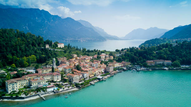 istock Aerial photo shooting with drone on Bellagio 1176381681