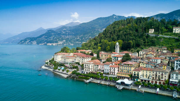 istock Aerial photo shooting with drone on Bellagio 1176381684