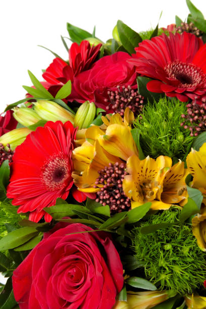 istock Bouquet of many different flowers 1176382670