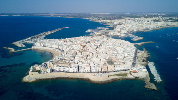 Aerial photo shooting with drone on Gallipoli