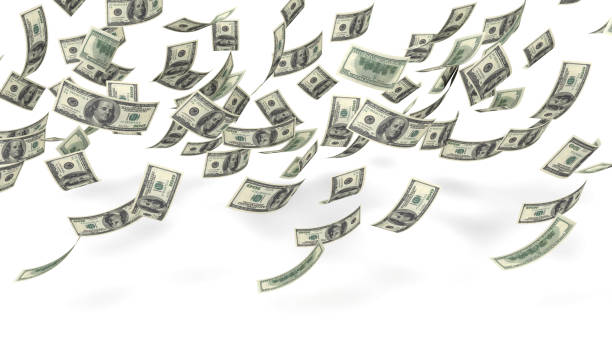 istock A bunch of dollar bills falling from the sky 1176384398