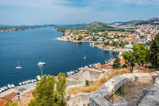 istock View from St. Michael's Fortress, Sibenik, Croatia 1176387825