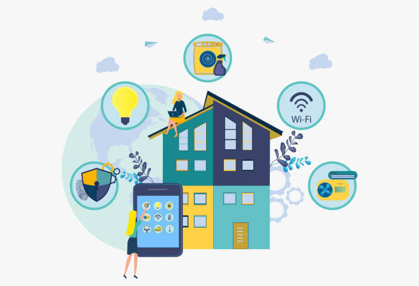 istock A woman checks the performance of a smart home on a tablet. 1176390510