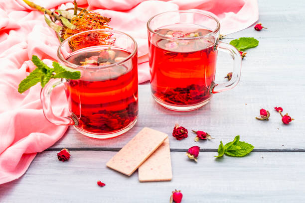 istock Summer delicious green rose tea 1176390525