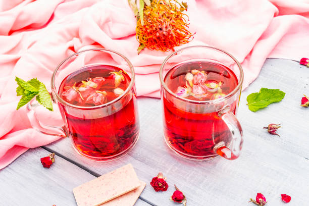 istock Summer delicious green rose tea 1176390922