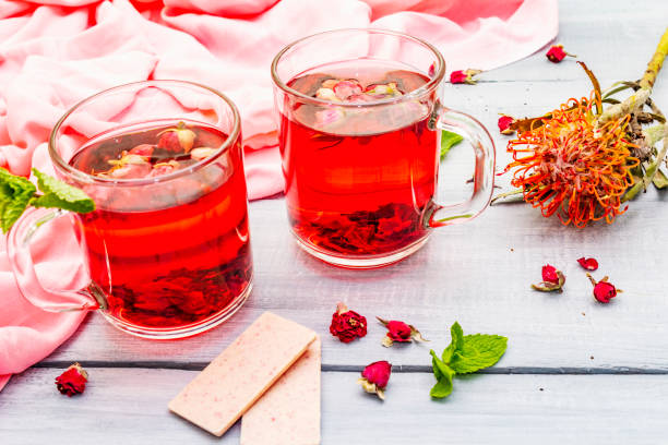 istock Summer delicious green rose tea 1176391844