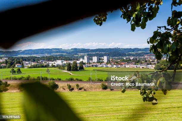 Uzwil In Sunny Weather Stock Photo - Download Image Now - Agricultural Field, Architecture, Beauty In Nature