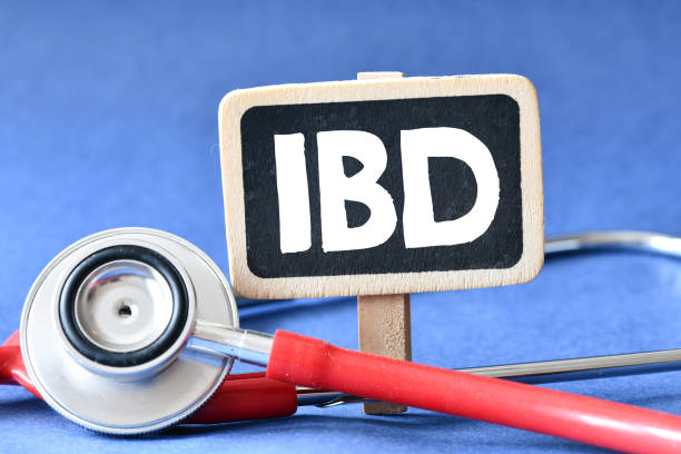 istock Blackboard with sign inflammatory bowel disease IBD and stethoscope. 1176400425