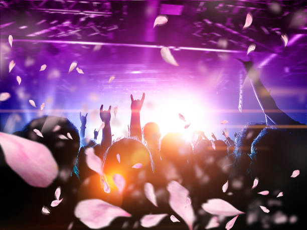 istock Concert crowd in front of a live stage 1176405747