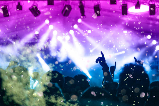 istock Concert crowd in front of a live stage 1176405761