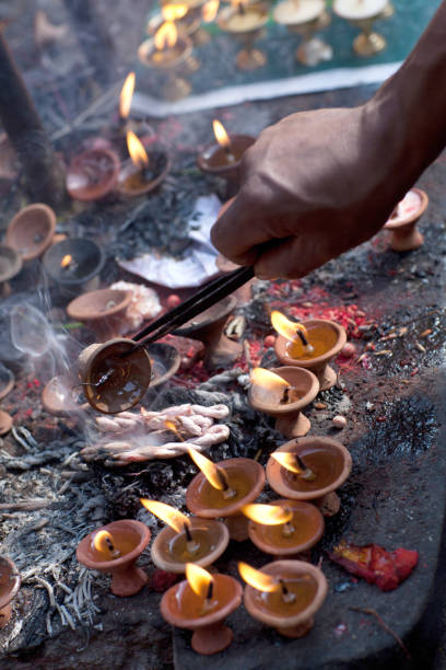 istock Candles in Dakshinkali Temple in Pharping, Nepal 1176409574