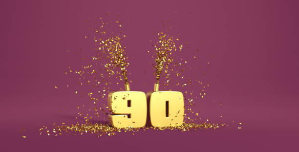 istock 90th anniversary golden letters 1176414387
