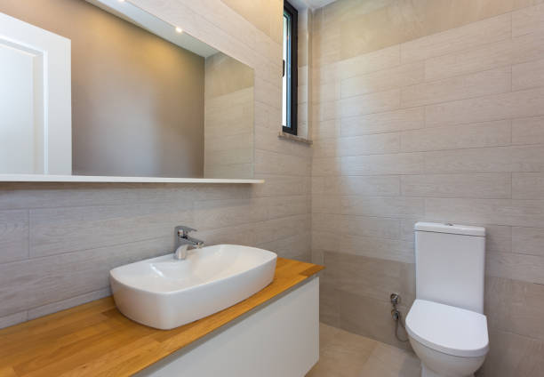 istock Bathroom in luxury apartment 1176415778