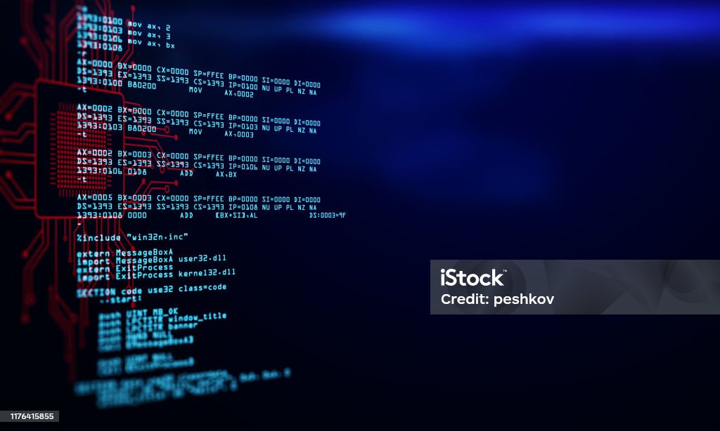 Abstract Coding Background Stock Photo - Download Image Now - Abstract ...