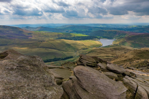 istock Rock formations overlooking a water reservoir 1176416112