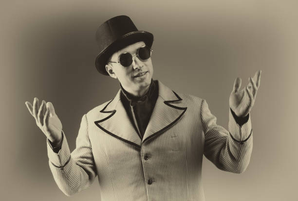istock Vintage style male portrait 1176418041