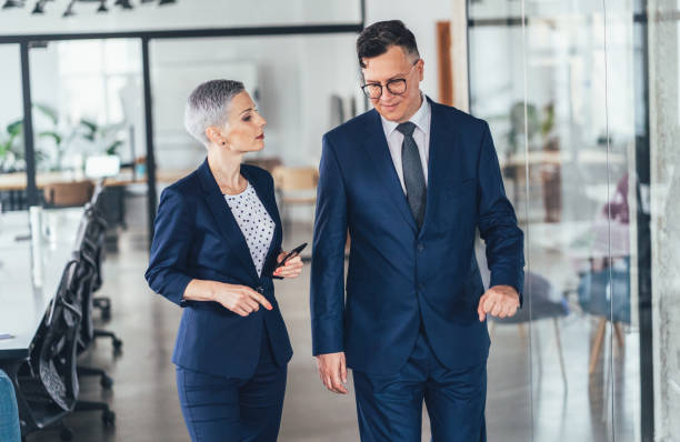 istock Business partners in discussion 1176428252