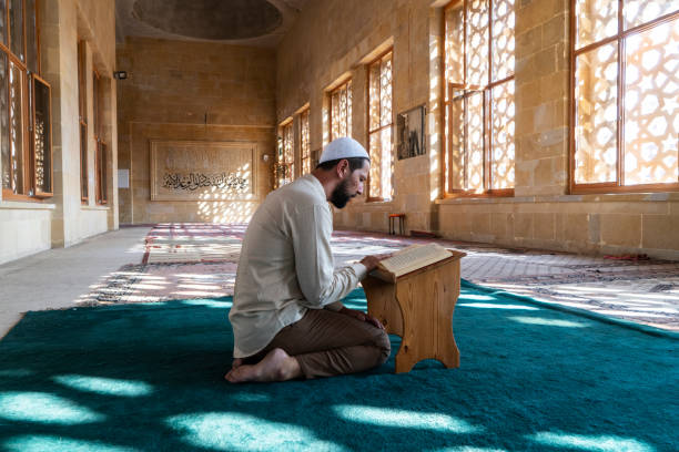 istock Muslim man praying in mosque 1176429030