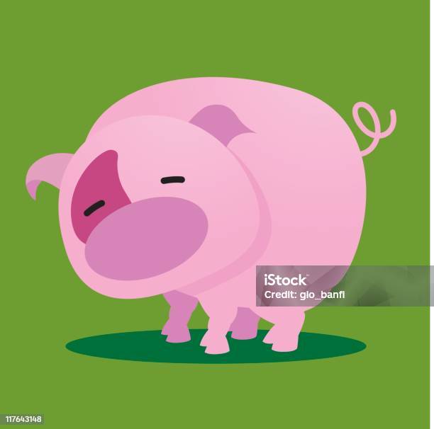 돼지 0명에 대한 스톡 벡터 아트 및 기타 이미지 - 0명, 귀여운, 녹색