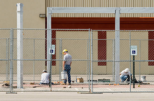 Construction Team Work stock photo